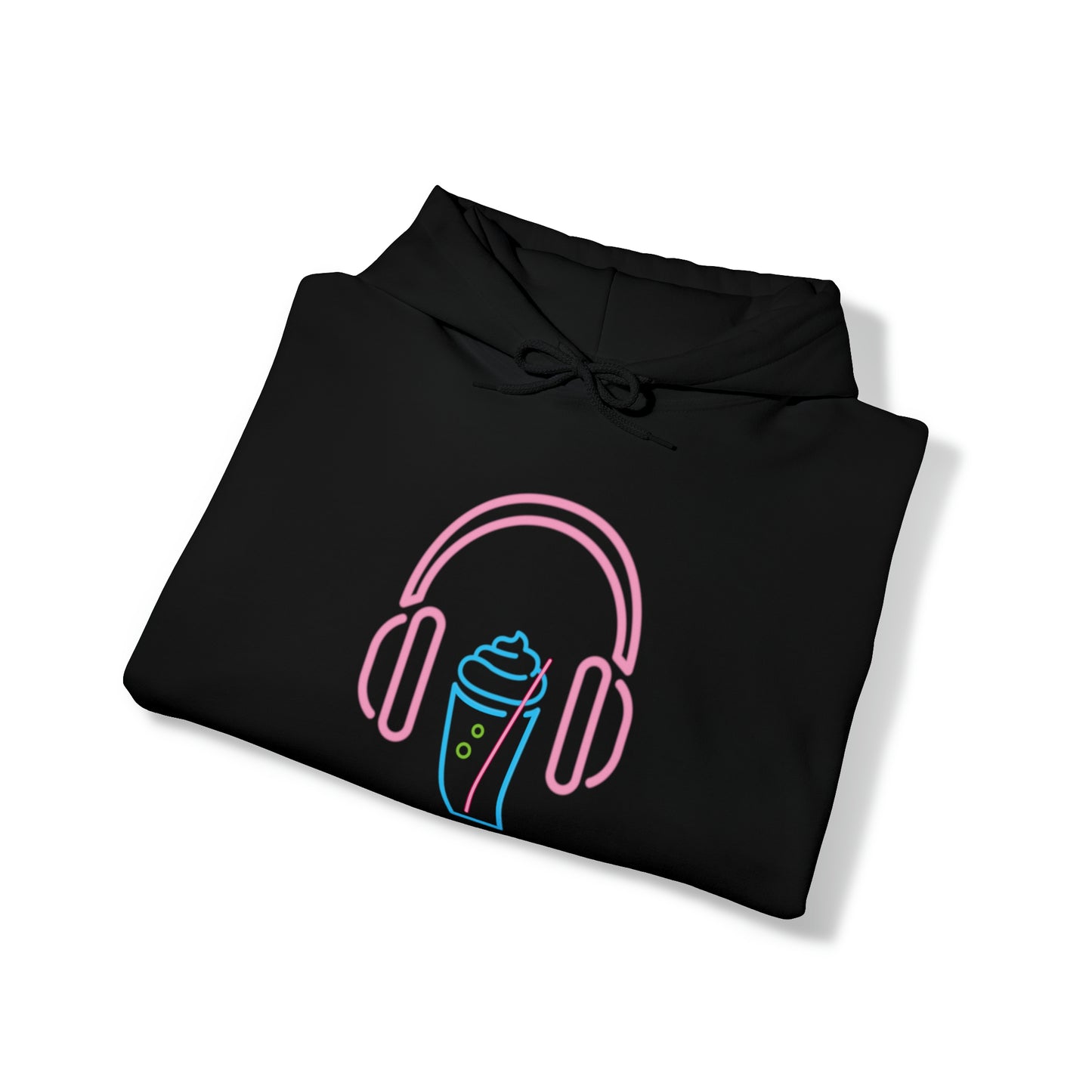 Slurpee Neon Headphone - Unisex Heavy Blend™ Hooded Sweatshirt
