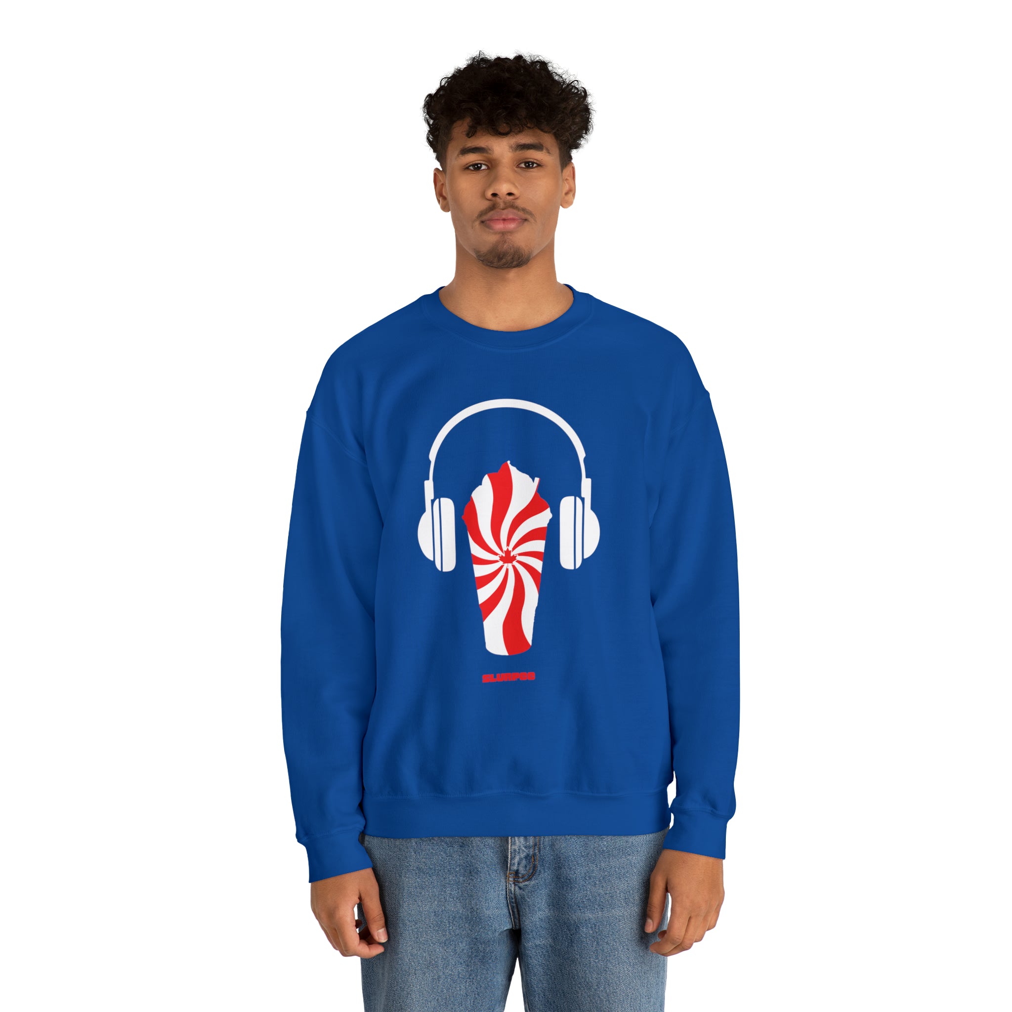 Slurpee Swirl Headphones - Unisex Heavy Blend™ Crewneck