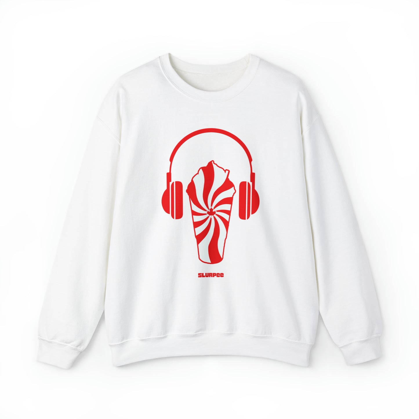 Slurpee Swirl Headphones - Unisex Heavy Blend™ Crewneck Sweatshirt