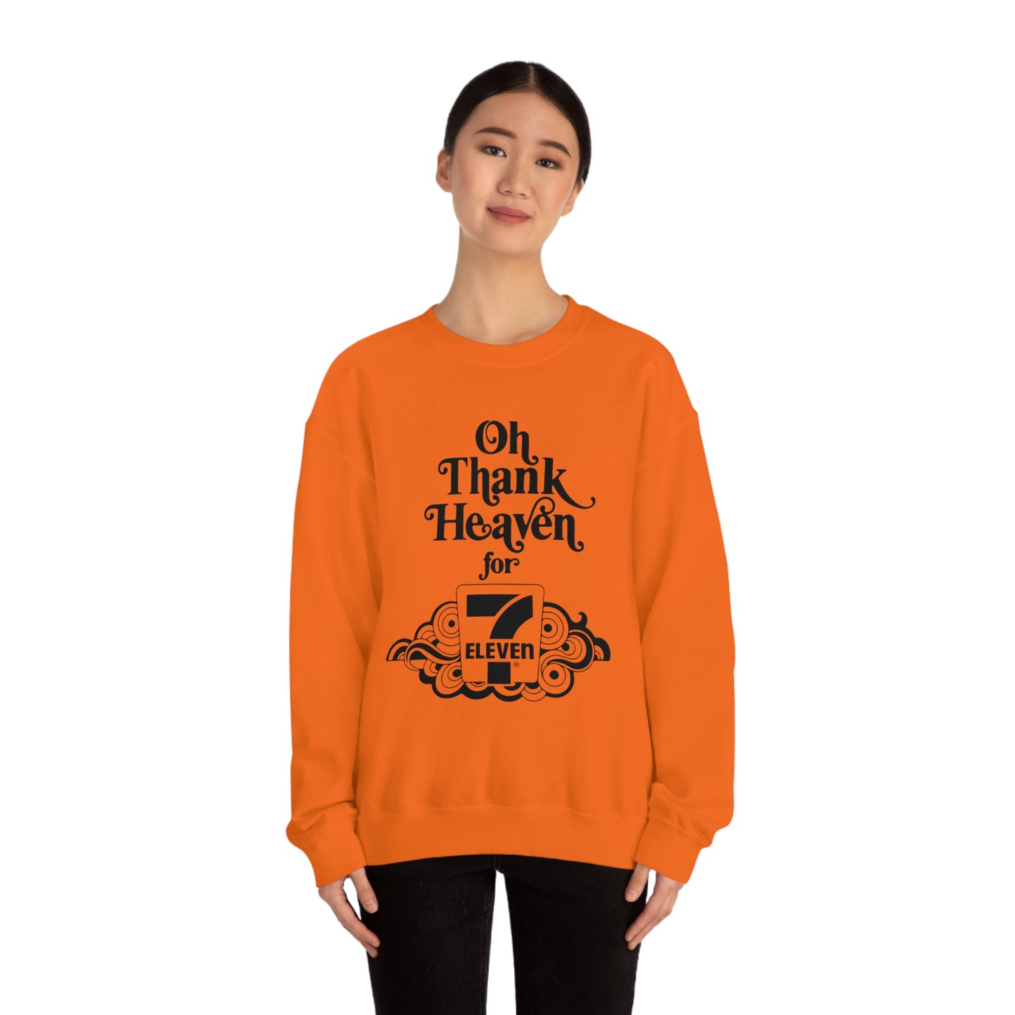 Oh Thank Heaven® Retro - Unisex Heavy Blend™ Crewneck Sweatshirt