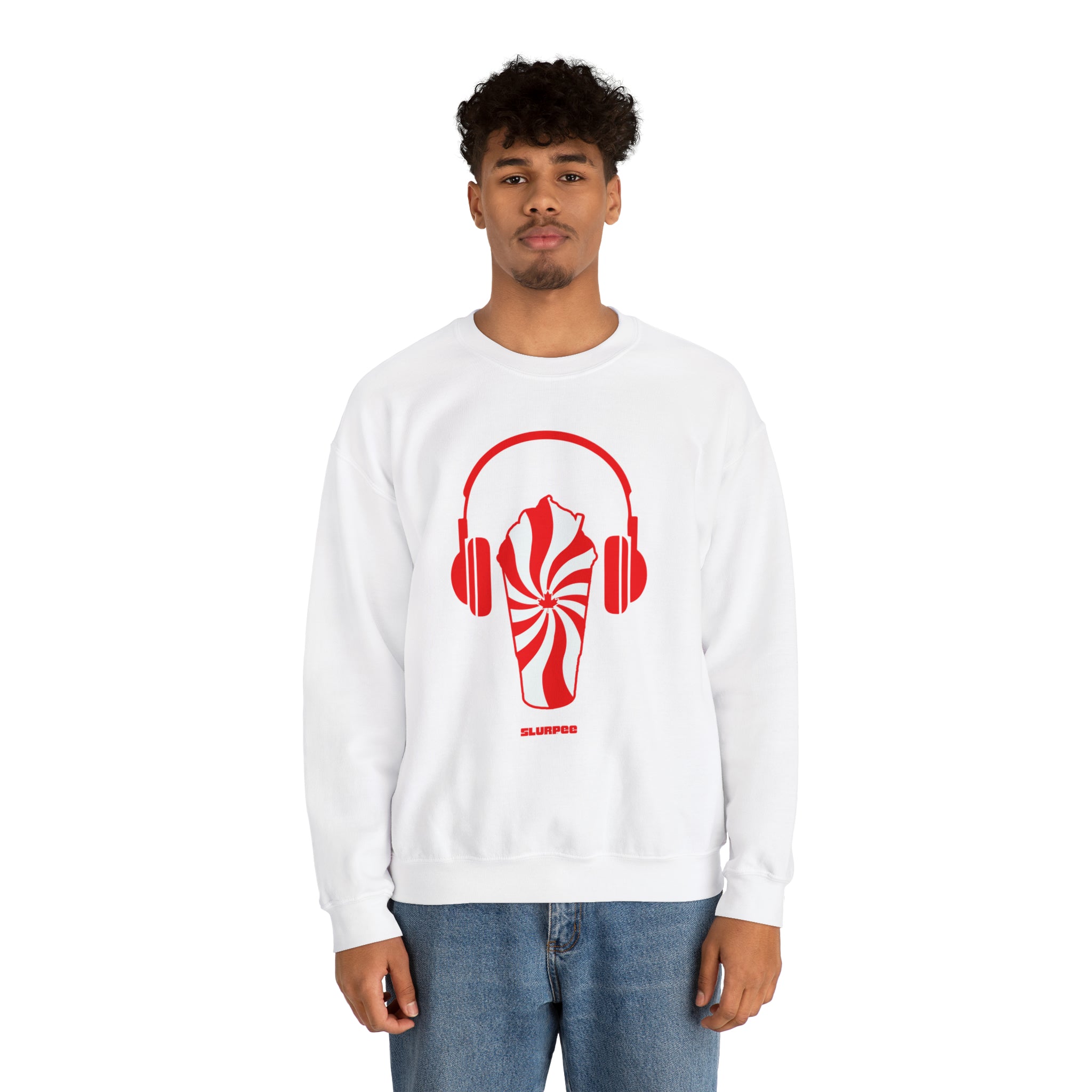 Slurpee Swirl Headphones - Unisex Heavy Blend™ Crewneck